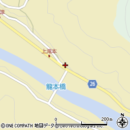 和歌山県日高郡日高川町船津20周辺の地図