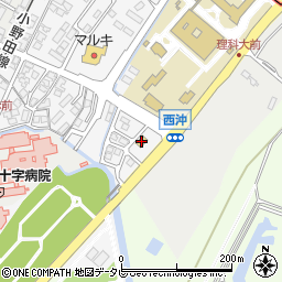 ローソン山陽小野田理大前店周辺の地図