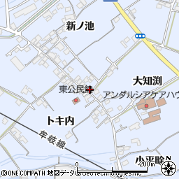 徳島県阿南市羽ノ浦町中庄新ノ池49-4周辺の地図