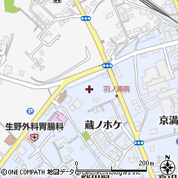 徳島県阿南市羽ノ浦町中庄上ナカレ周辺の地図