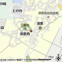 山口県山陽小野田市須恵西3389周辺の地図