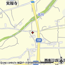 愛媛県西条市実報寺266周辺の地図