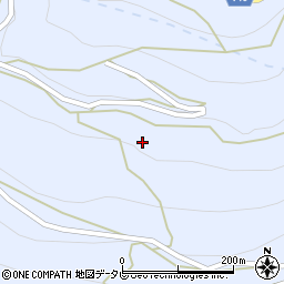 徳島県三好市池田町松尾松本76周辺の地図