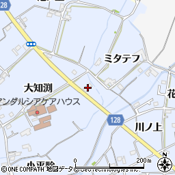 徳島県阿南市羽ノ浦町中庄大知渕2周辺の地図