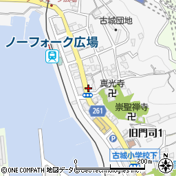 福岡県北九州市門司区旧門司周辺の地図