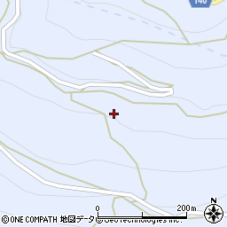 徳島県三好市池田町松尾松本76-3周辺の地図