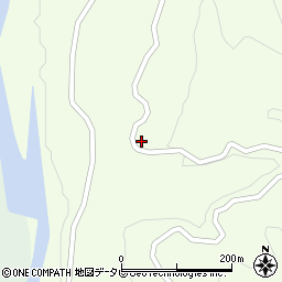 和歌山県日高郡日高川町高津尾1590-5周辺の地図