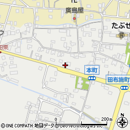フジ園芸田布施店周辺の地図