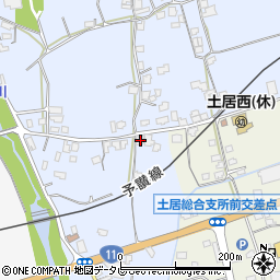 愛媛県四国中央市土居町土居1061周辺の地図