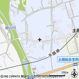 愛媛県四国中央市土居町土居1187周辺の地図