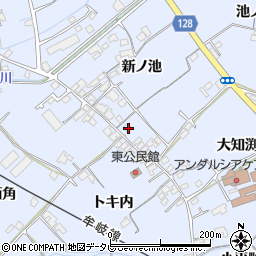 徳島県阿南市羽ノ浦町中庄新ノ池53-3周辺の地図