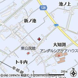 徳島県阿南市羽ノ浦町中庄新ノ池43-1周辺の地図