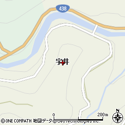 徳島県名西郡神山町下分宇井周辺の地図