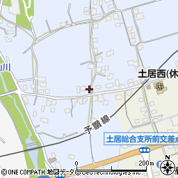 愛媛県四国中央市土居町土居1192周辺の地図