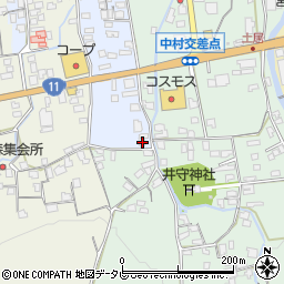 愛媛県四国中央市土居町土居1周辺の地図