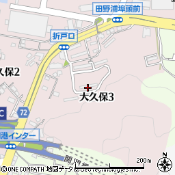 北九州市営折戸口団地周辺の地図