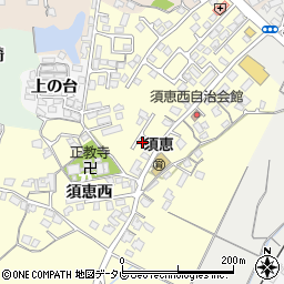 山口県山陽小野田市須恵西3343周辺の地図