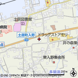 株式会社中四国クボタ　土居営業所周辺の地図