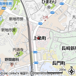 山口県下関市上条町周辺の地図