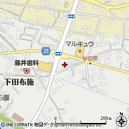 セブンイレブン田布施砂田店周辺の地図