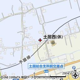 愛媛県四国中央市土居町土居1028周辺の地図