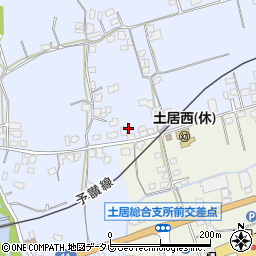 愛媛県四国中央市土居町土居1029周辺の地図