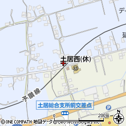 愛媛県四国中央市土居町土居1024周辺の地図
