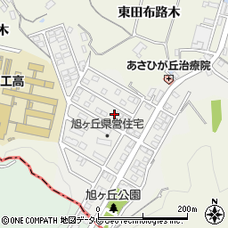 山口県柳井市旭ケ丘周辺の地図