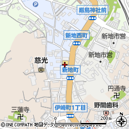 セブンイレブン下関新地店周辺の地図