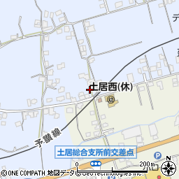 愛媛県四国中央市土居町土居1022周辺の地図