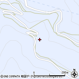 徳島県三好市池田町松尾松本256周辺の地図