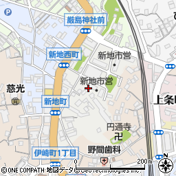 山口県下関市新地町周辺の地図
