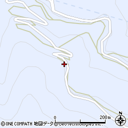 徳島県三好市池田町松尾松本11-2周辺の地図