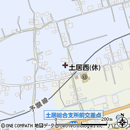 愛媛県四国中央市土居町土居1017周辺の地図