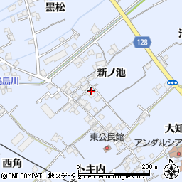 徳島県阿南市羽ノ浦町中庄新ノ池55-1周辺の地図