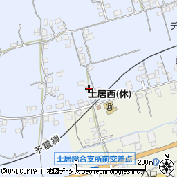 愛媛県四国中央市土居町土居1018周辺の地図