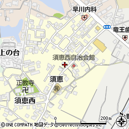 山口県山陽小野田市須恵西3359周辺の地図