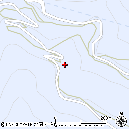 徳島県三好市池田町松尾松本255周辺の地図