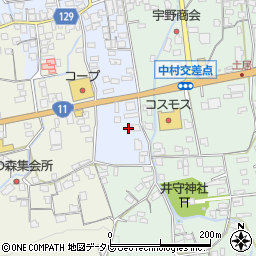 愛媛県四国中央市土居町土居13周辺の地図