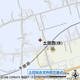 愛媛県四国中央市土居町土居1020周辺の地図