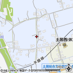 愛媛県四国中央市土居町土居1196周辺の地図