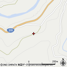 愛媛県四国中央市新宮町上山6695周辺の地図