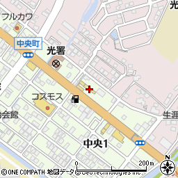 トヨタカローラ山口　光店周辺の地図