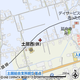 愛媛県四国中央市土居町土居974周辺の地図