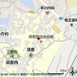 山口県山陽小野田市須恵西3364周辺の地図