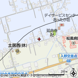 愛媛県四国中央市土居町土居933周辺の地図