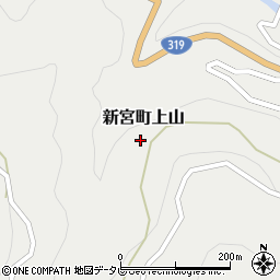 愛媛県四国中央市新宮町上山3283周辺の地図