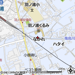 徳島県阿南市羽ノ浦町中庄なかれ周辺の地図