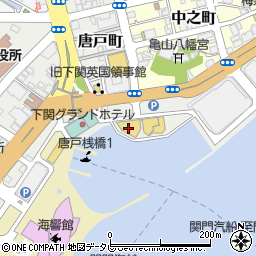 敦煌山口下関店周辺の地図