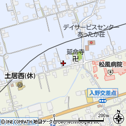 愛媛県四国中央市土居町土居927周辺の地図